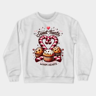 Sweet Treats Vintage Christmas Muffins Baking Crewneck Sweatshirt